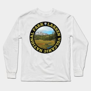 Lassen Volcanic National Park circle Long Sleeve T-Shirt